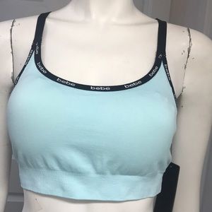 Bebe Sport Athletic/Athleisure Sports Bra, L, NWT!
